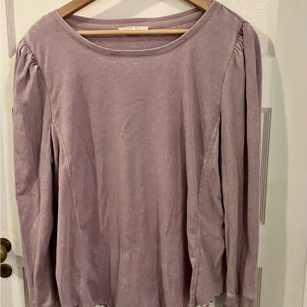 Jane and Delancey Lightweight Lavender Sweatshirt